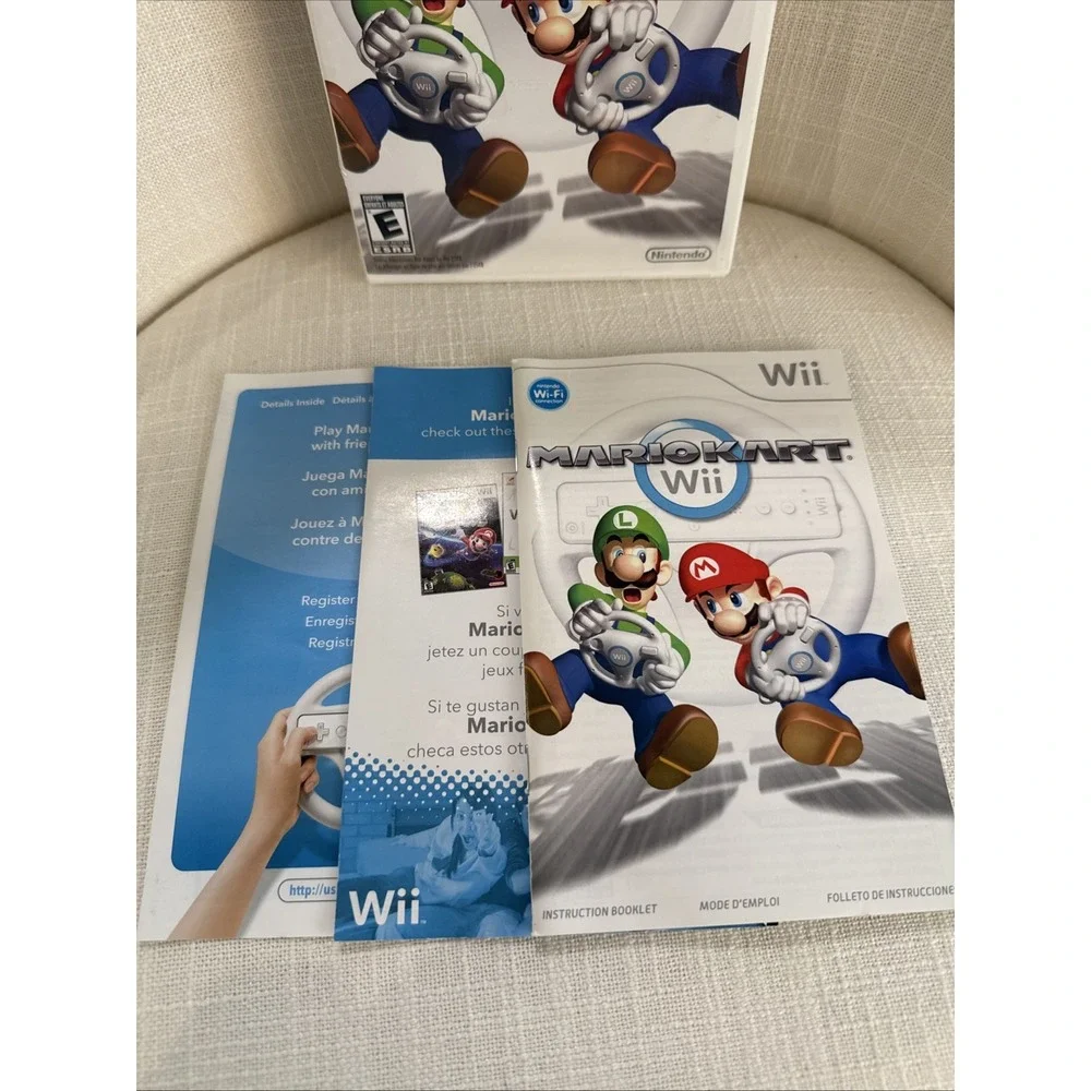 Mario Kart Wii (Nintendo,‎ 2008) Case And Manual Only! Please Read NO GAME